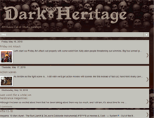 Tablet Screenshot of darkheritage.blogspot.com