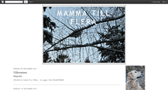 Desktop Screenshot of mammatillflera.blogspot.com