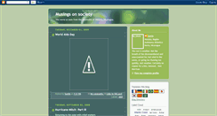 Desktop Screenshot of musingsociety.blogspot.com