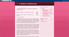 Desktop Screenshot of lamedicinacontemporanea.blogspot.com