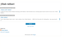 Tablet Screenshot of jilbab-rabban-i.blogspot.com