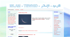 Desktop Screenshot of islam-tewhid.blogspot.com