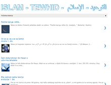 Tablet Screenshot of islam-tewhid.blogspot.com