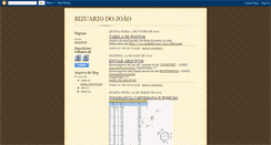 Desktop Screenshot of bizuariodojoao.blogspot.com