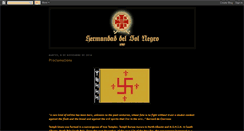 Desktop Screenshot of hermandaddelsolnegro1.blogspot.com