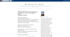 Desktop Screenshot of mybrandofcrazy.blogspot.com