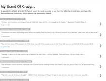 Tablet Screenshot of mybrandofcrazy.blogspot.com