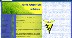 Desktop Screenshot of escolafutebolclube-molelinhos.blogspot.com
