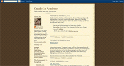 Desktop Screenshot of crankyinacademe.blogspot.com