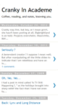 Mobile Screenshot of crankyinacademe.blogspot.com
