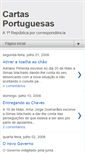 Mobile Screenshot of cartasportuguesas.blogspot.com