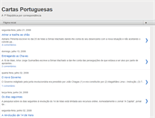 Tablet Screenshot of cartasportuguesas.blogspot.com
