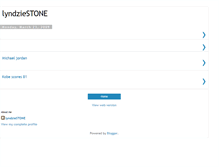 Tablet Screenshot of lyndziestone.blogspot.com