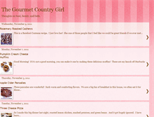 Tablet Screenshot of gourmetcountrygirl.blogspot.com