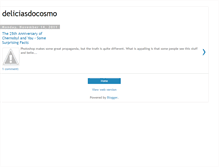 Tablet Screenshot of deliciasdocosmo.blogspot.com