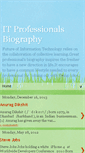 Mobile Screenshot of itprofessionalsbiography.blogspot.com