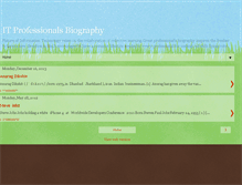 Tablet Screenshot of itprofessionalsbiography.blogspot.com