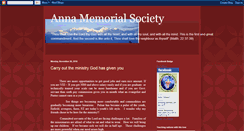 Desktop Screenshot of annamemorialsocietyin.blogspot.com