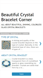 Mobile Screenshot of crystal-bracelet.blogspot.com