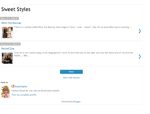 Tablet Screenshot of mysweetstyles.blogspot.com