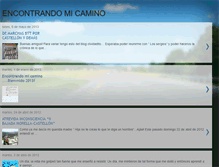 Tablet Screenshot of encontrandomicamino.blogspot.com