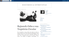 Desktop Screenshot of discursoseentrevistas.blogspot.com