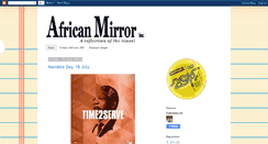 Desktop Screenshot of africanmirrorinc.blogspot.com