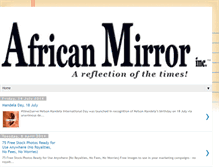 Tablet Screenshot of africanmirrorinc.blogspot.com