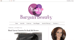 Desktop Screenshot of ninasbargainbeauty.blogspot.com