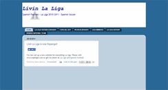 Desktop Screenshot of livinlaliga.blogspot.com