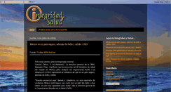 Desktop Screenshot of integridadysalud.blogspot.com