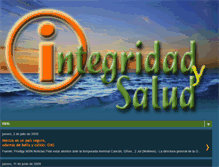 Tablet Screenshot of integridadysalud.blogspot.com