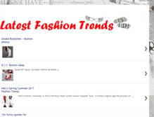 Tablet Screenshot of fshtrends.blogspot.com