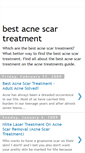 Mobile Screenshot of best-acnescar-treatment.blogspot.com