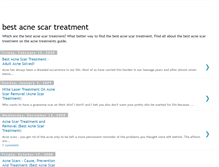 Tablet Screenshot of best-acnescar-treatment.blogspot.com