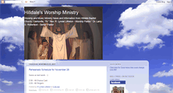 Desktop Screenshot of hilldaleworship.blogspot.com