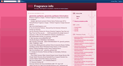 Desktop Screenshot of fragrance-info.blogspot.com