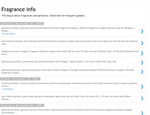 Tablet Screenshot of fragrance-info.blogspot.com