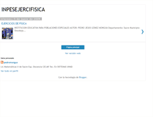 Tablet Screenshot of inpesejercifisica.blogspot.com