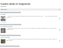 Tablet Screenshot of cuadrosdesdemiimaginacion.blogspot.com