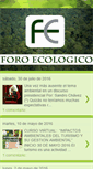 Mobile Screenshot of foroecologicoperu.blogspot.com