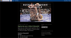 Desktop Screenshot of bushidoacademie13.blogspot.com