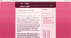 Desktop Screenshot of chezcheryl.blogspot.com