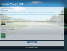 Tablet Screenshot of biologiaiv503.blogspot.com