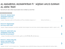 Tablet Screenshot of al-masabihul-munawwirah.blogspot.com