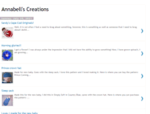 Tablet Screenshot of annabellscreations.blogspot.com