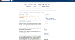 Desktop Screenshot of mormontranshumanism.blogspot.com