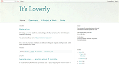 Desktop Screenshot of itsloverly.blogspot.com