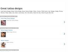 Tablet Screenshot of greatsattoodesigns.blogspot.com