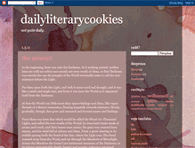 Tablet Screenshot of dailyliterarycookies.blogspot.com